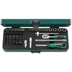 Набор торцевых головок TORX® 1/4" с принадлежностями, 36 инструментов, STAHLWILLE, 98818801, 88TX