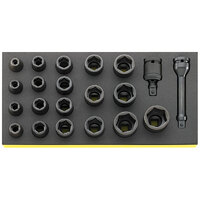 Набор ударных головок IMPACT 1/2" на вкладыше TСS, STAHLWILLE, 96838791, TCS 50IMP/19/2