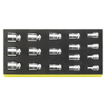 Набор торцовых головок 1/2" во вкладыше TCS, STAHLWILLE, 96838780, TCS 50a/17