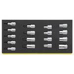 Набор торцовых насадок 1/2" во вкладыше TCS, 17 шт., STAHLWILLE, 96838763, TCS 50TX/54TX/17
