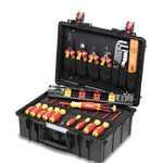 WH-44505  Набор VDE инструментов Basic Set L electric 34 предмета в чемодане Wiha