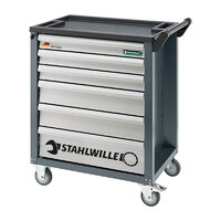 Тележка инструментальная 6 ящиков, STAHLWILLE, 81200000, 90/6A