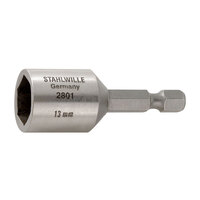 Торцевая насадка с внешним шестигранником, STAHLWILLE, 28010013, 2801