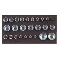 Gedore 1500 CT1-19 Набор головок торцевых 1/2" в CT ложементе 1/3