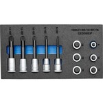 Gedore 1500 CT1-INX 19 LK Набор головок с отверточными вставками 1/2" в CT ложементе 1/3