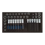 Gedore 1500 CT1-ITX 30 Набор головок с отверточными вставками 3/8" в CT ложементе 1/3
