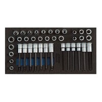 Gedore 1500 CT1-ITX 30 Набор головок с отверточными вставками 3/8" в CT ложементе 1/3
