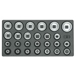 Gedore 1500 ES-19 Набор головок торцевых 1/2" в ложементе 1/3