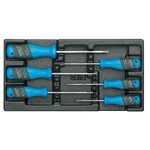 Gedore 1500 ES-2163 TX Набор отверток трехкомпанетных TORX в ложементе 1/3