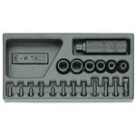 Gedore 1500 ES-K 1900 Набор отвертки с ударными насадками в ложементе 1/3