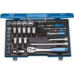 Gedore 19 V20U-10 Набор торцевых головок с аксессуарами 1/4"-1/2", 50 предметов