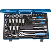 Gedore 19 V20U-10 Набор торцевых головок с аксессуарами 1/4"-1/2", 50 предметов