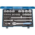 Gedore 19 VMU / D 19 VMU Набор торцевых головок с аксессуарами 1/2", 28 предметов