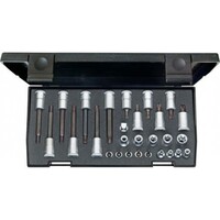 Gedore 30 TX 20 Набор торцевых головок с отверточными вставками 1/4"-3/8", 28 предметов