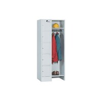 Gedore 53832 Открытые персональные гардеробные шкафы с 5 ящиками для хранения ценных вещей
