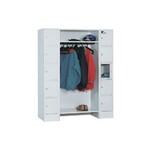 Gedore 53842 Открытые персональные гардеробные шкафы с 10 ящиками для хранения ценных вещей