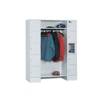 Gedore 53842 Открытые персональные гардеробные шкафы с 10 ящиками для хранения ценных вещей
