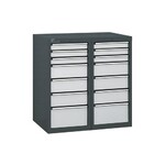 Gedore 56240 - 56280 Шкаф с выдвижными ящиками высотой 1000 мм с двумя отсеками