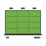 Gedore 82561 - 82563 Набор разделителей высотой 50 мм для шкафов с выдвижными ящиками серии 56