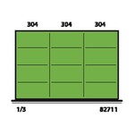 Gedore 82711 - 82719 Набор разделителей высотой 50 мм для шкафов с выдвижными ящиками типа 56