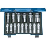 Gedore D 19 L-015 Набор торцевых головок с аксессуарами 1/2", 15 предметов