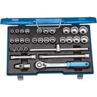 Gedore D 19 XMAU-20 Набор торцевых головок с аксессуарами 1/2", 31 предмет