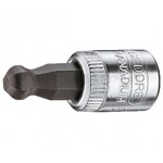 Gedore IN 20 L Торцевая головка 1/4" с отвёрточной вставкой с шарообразным рабочим концом, для винтов с внутренним шестигранником