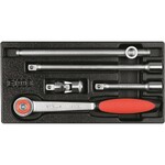 Gedore RED R22150008 Трещотка и принадлежности 1/2" в модуле 1/3