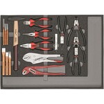 Gedore RED R22350001 Комплект шарнирно-губчатого инструмента, молотков, зубил