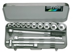 Набор с торцовыми головками, 14 предметов, 3/4"