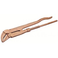 Ключ искробезопасный газовый трубный с зевом 45°