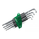 WH-40980 Набор штифтовых ключей TORX® со сферической головкой титаново-серебристых 13 шт. в блистере 40980 WIHA