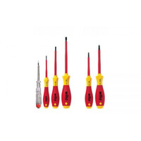 WH-41489 Набор отверток SoftFinish electric со шлицем и Phillips 6 шт. 41489 WIHA