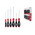 WH-07153 Набор отверток SoftFinish® для винтов со шлицем и Pozidriv 6 шт. 07153 WIHA