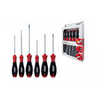 WH-26113 Набор отверток SoftFinish® для винтов со шлицем, Phillips и Pozidriv 6 шт. 26113 WIHA
