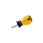 WH-32154 Укороченная шлицевая отвертка SoftFinish ESD PH1 x 25 мм 32154 WIHA
