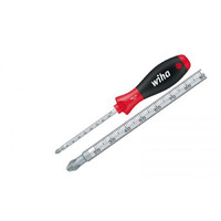 WH-35398 Отвертка SoftFinish Phillips с миллиметровой шкалой PH2 x 100 мм 35398 WIHA