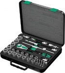 8100 SC 2 Набор трещоток Zyklop Speed, 1/2", 37 деталь