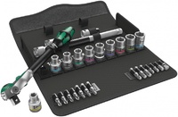 8100 SC 6 Zyklop Speed-набор с трещоткой, привод 1/2", метрический , 28 деталь