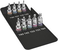 8767 C TORX® HF 1 Набор отверточных головок Zyklop TORX®, с фиксирующей функцией, 9 деталь